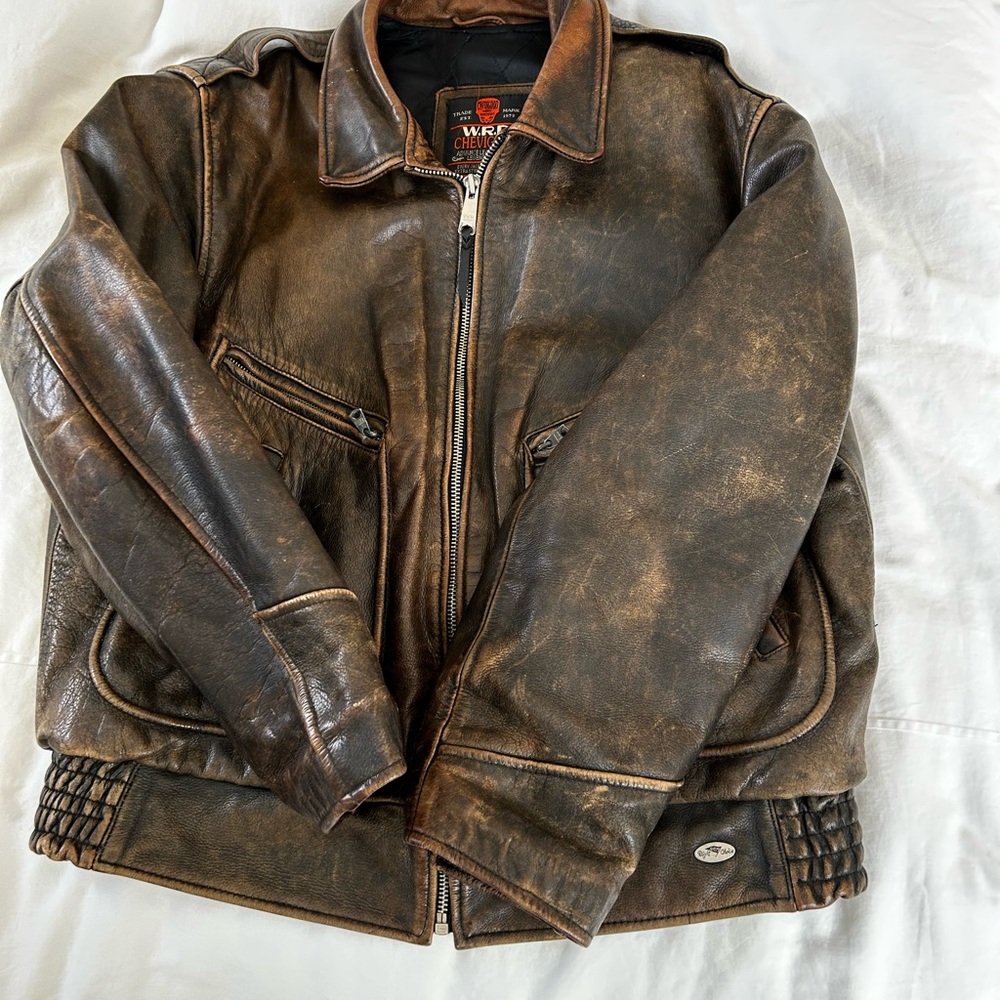 Leather Flight Jacket - image 5